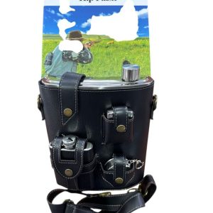 Фляга М-126, набір шкіра