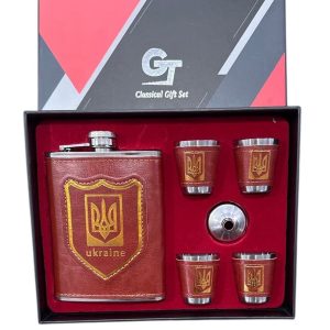 Фляга М-122, 4 рюмки