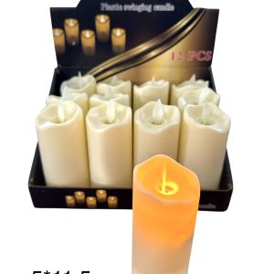 Свічка лед 5*11,5 см 12*40 шт.ящ