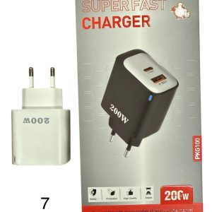 Блок живлення №-7,білий USB+ Type-C