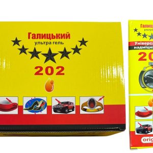 Клей 202 УльтраГель Галицький 12*50 шт.уп.