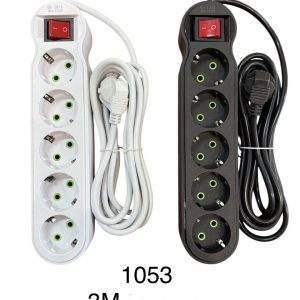 Продовжувач 1053. 3 м 5 вилки. 40 шт.ящ